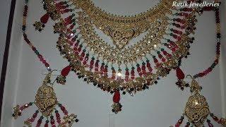 Gold Necklace Design Bridal jewellery | Latest gold Necklace Designs | razik jewelleries