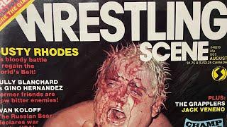 Wrestling Scene Magazine, Ringside Wrestling, All Star wrestling magazines 1980s