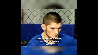 Young Khabib's opinion on ring girls