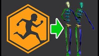 анимация с Mixamo в 3ds max Biped и rigging модель Biped в Mixamo