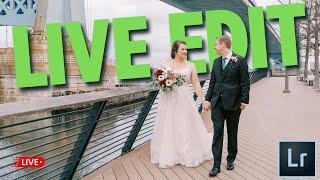 Live Editing A Real Wedding in Lightroom Classic