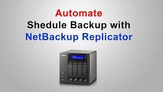 Qnap NetBackup Replicator - Automate schedule backup & email notifications