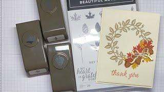 Stampin’ Up! Beautiful Autumn Thank You Card Tutorial