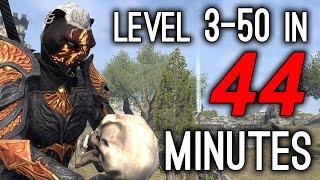 Level 3-50 in 44 minutes - Fastest way to level 50 - The Elder Scrolls Online ESO 