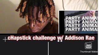 CHapstick Challenge W/ Addison Rae Bryce Hall! Braddison finally is Back