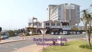 Early Morning Walk.   Umhlanga Rocks  Durban, South Africa