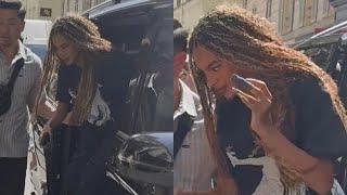 Blue Ivy, 13, is mom Beyoncé’s twin on Paris outing with dad Jay-Z