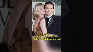 Antonio Banderas and Melania Griffith Love Story #celebrity #love