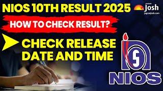 NIOS 10th Result Date 2025: When will NIOS Class 10 result be OUT?