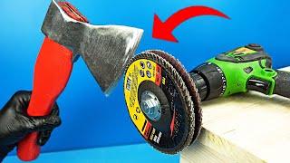 Sharp Ax Sharpening Method in 5 Minutes!