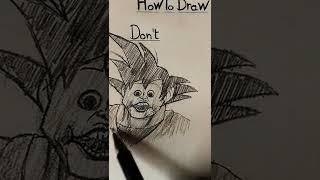 How to draw goku