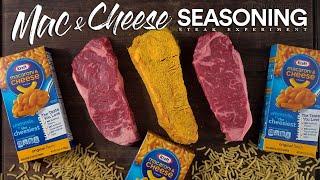 They all said use MAC & CHEESE seasoning on STEAKS, so we did!