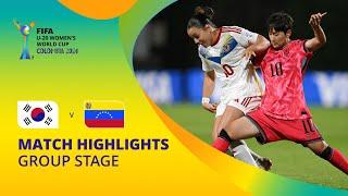 Korea Republic v Venezuela | FIFA U-20 Women's World Cup Colombia 2024 | Match Highlights