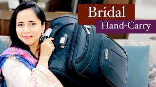 What to Pack in Your Bridal Hand-Carry? Items for Over Night Bridal Bag - Bridal Diaries Ep. 3