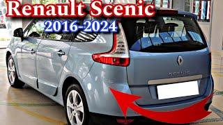 Renault Scenic Как снять задний бампер 2016-2024 Рено Шеник Рено Скеник