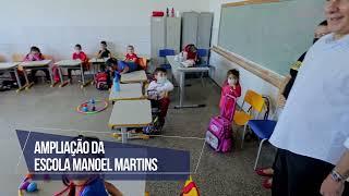 Ampliação da escola Manoel Martins | Prefeitura de Ponta Porã