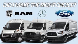 6 Reasons Why I bought the Ford Transit and NOT a Mercedes Sprinter or Ram Promaster