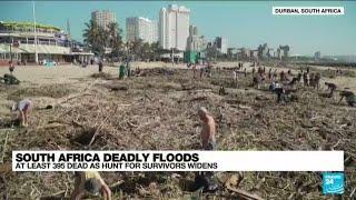 South Africa flood deaths hit 395 • FRANCE 24 English