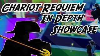 CHARIOT REQUIEM IN-DEPTH SHOWCASE | CHARIOT REQUIEM 1V1 ABD| A BIZARRE DAY ROBLOX