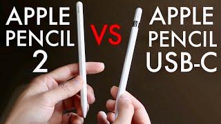 Apple Pencil (USB-C) Vs Apple Pencil 2! (Comparison) (Review)