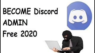 [WORKING] How to become a discord admin (FREE 2020)