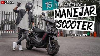 APRENDE a MANEJAR MOTO AUTOMATICA en 5 Minutos [Fácil y Rápido] | JARCK