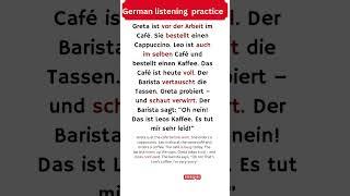 Simple German listening practice