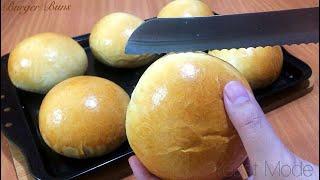 Make soft BURGER BUNS from Home, Easy Recipe