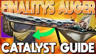 How To Get FINALITY'S AUGER Exotic Catalyst! COMPLETE Drowning Labyrinth Quest Guide! | Destiny 2