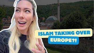 Is Islam taking over? A country in Europe is 95% MUSLIM!? Travel Kosovo Albania with Lily Jay vlog