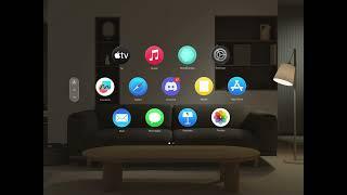 UX Design Inspiration: Home Screen Vision Pro Spatial UI by Lycoris