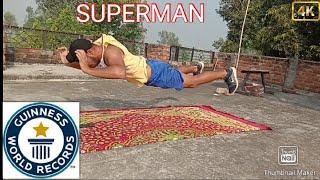 MOST SUPERMAN PUSHUPS IN 30 SECONDS || GUINNESS WORLD RECORD || AMRIT UMARWALA || PUNJAB ||