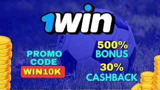 1win promo code || Get 500% Bonus and 30% Cashback on using ' WIN10K ' | 1win