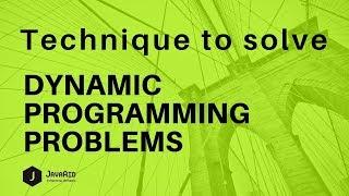 Dynamic Programming Techniques | Dynamic Programming Tutorial |  EP2