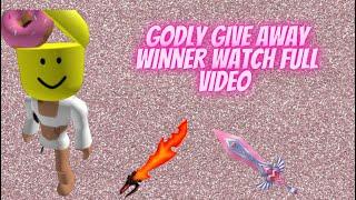 GODLY WINNER WATCH FULL VIDEO ( Murder Mystery 2 )