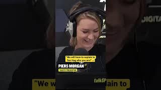 Laura Woods BURNS Piers Morgan!  #manchesterunited #united #funny