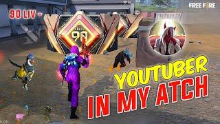 YOUTUBER IN MY MATCH | HAPPY SARKAR FREE FIRE GAMEPLAY VIDEO | OP MISTAK