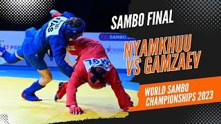 NYAMKHUU Togtokhbayar vs GAMZAEV Mukhtar. World Sambo Championships 2023