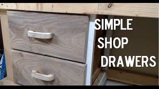 DIY Simple Shop Drawers- Jay Bates/Matthias Wandel Inspired