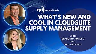 What's New and Cool in Infor Supply Management