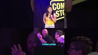 Meetcute at a mental care facility #crowdwork #comedy #standup #lateinlifelesbian #funny