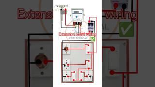 extension board Wiring  switch board Wiring #connection #electrical #youtubeshorts #shorts #wiring