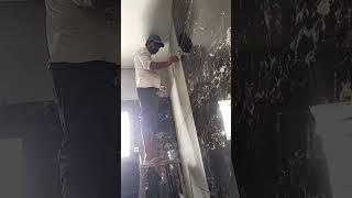 tiles fixing in wall technique #tiles #construction #viral #trending #video #2024