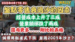 零售舖價跌得比沙士更慘？經營成本飆三成，營業額大跌兩成，舖價或骨牌式崩潰，盤點衰過沙士的因素｜含比較表