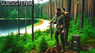 Day 1 Wilderness Survival | Subsistence Gameplay