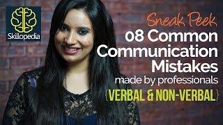 08 Common Communication Mistakes you should avoid  - Public Speaking Tips by Skillopedia