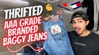 AAA+ grade branded baggy jeans thrift supplier in delhi | the vital things