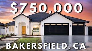 INSIDE A NEW CONSTRUCTION MODERN HOME IN BAKERSFIELD CALIFORNIA | $750,000