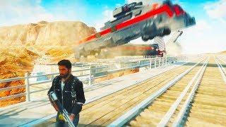 When Explosives Meet Explodable Train Bridges in Just Cause 4 Spring Update