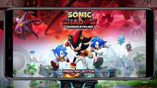 Sonic X Shadow Generations Android Gameplay (Suyu Emulator)